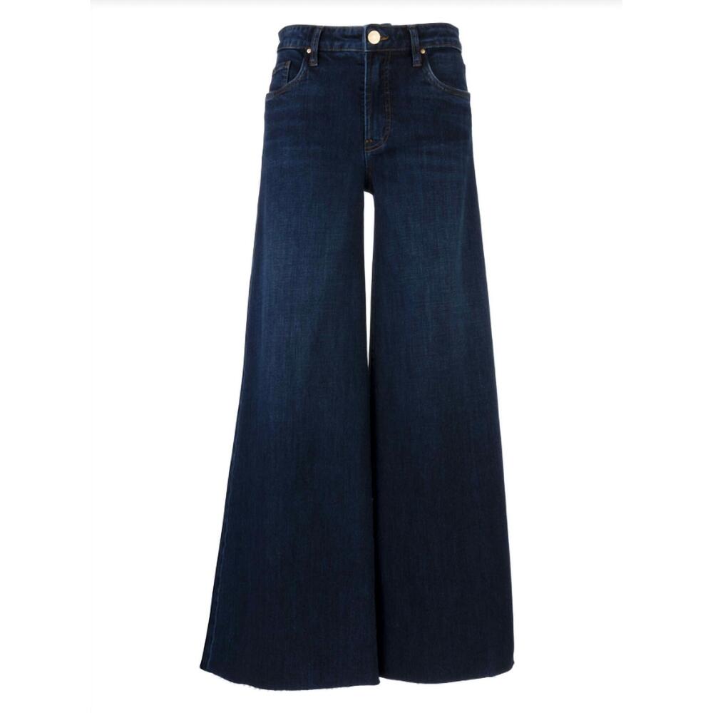 NEW KUT FROM THE KLOTH blake high rise fab ab super wide leg raw hem jeans in in - Picture 5 of 5